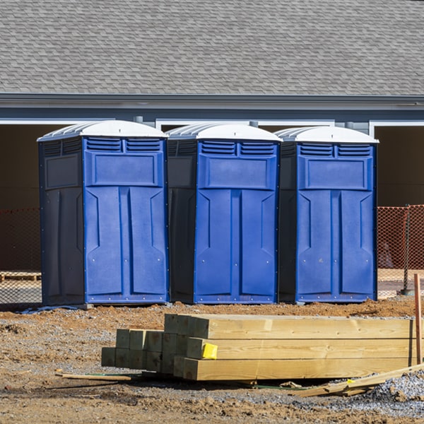 how can i report damages or issues with the portable restrooms during my rental period in Culloden WV